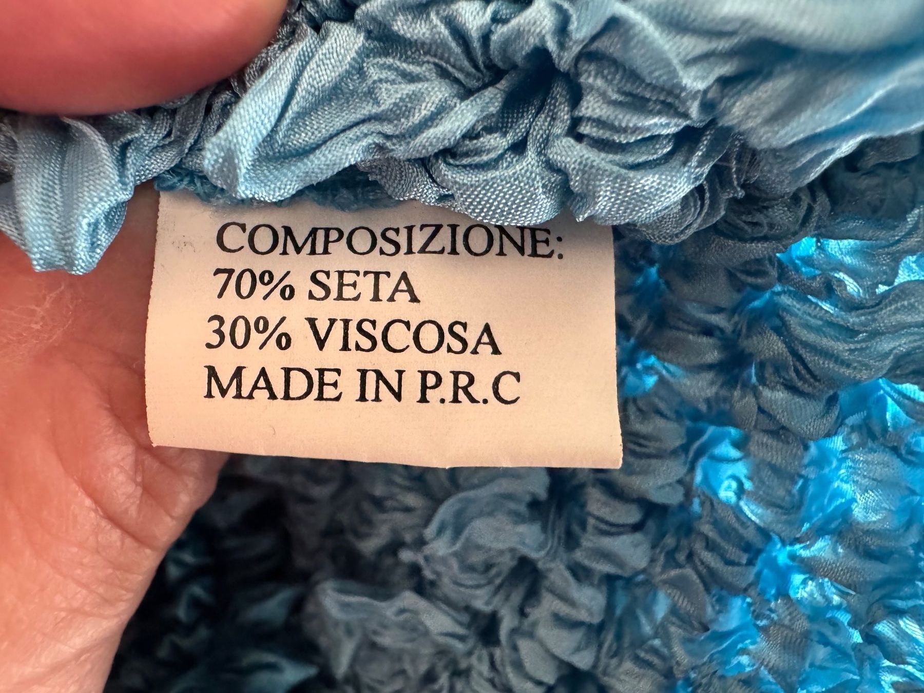 T-shirt: Shirt blau  extrem dehnbar – Usato da Gockhausen venduto da Porcini56 2