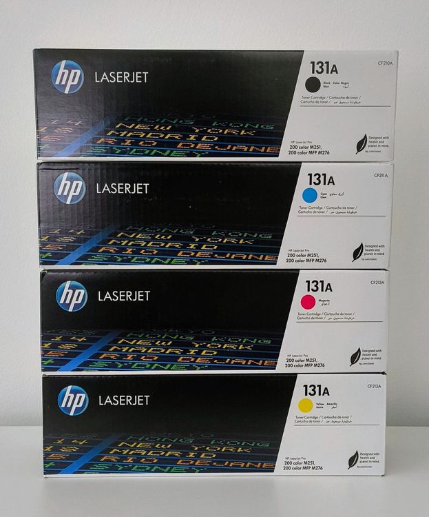 HP LaserJet Pro 200 Tonerset Neu Und Originalverpackt In Dielsdorf 