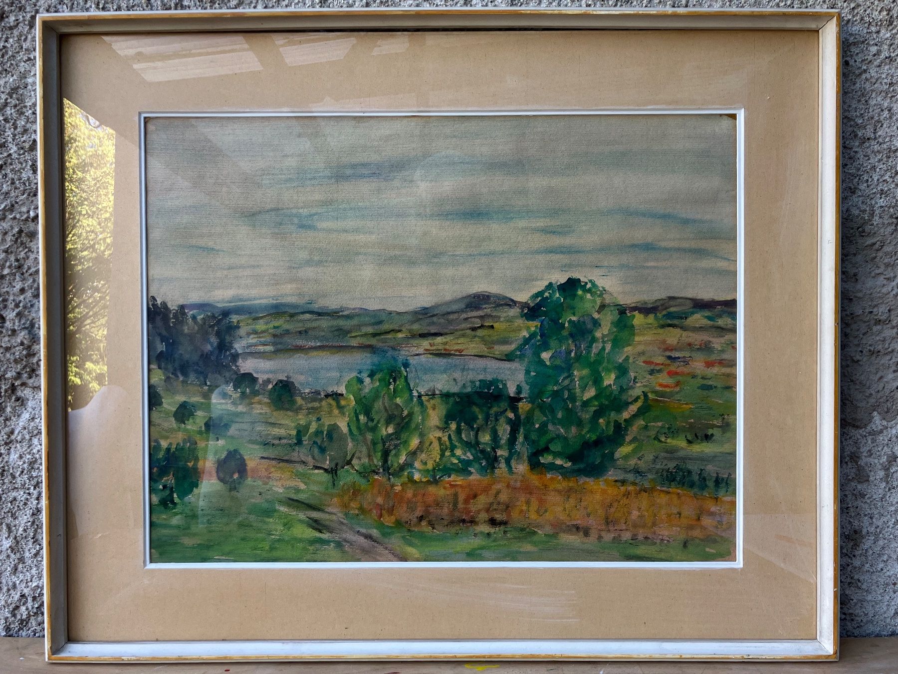 Tableaux: Aquarell "Landschaft" – D'occasion à Wetzikon ZH par artefix