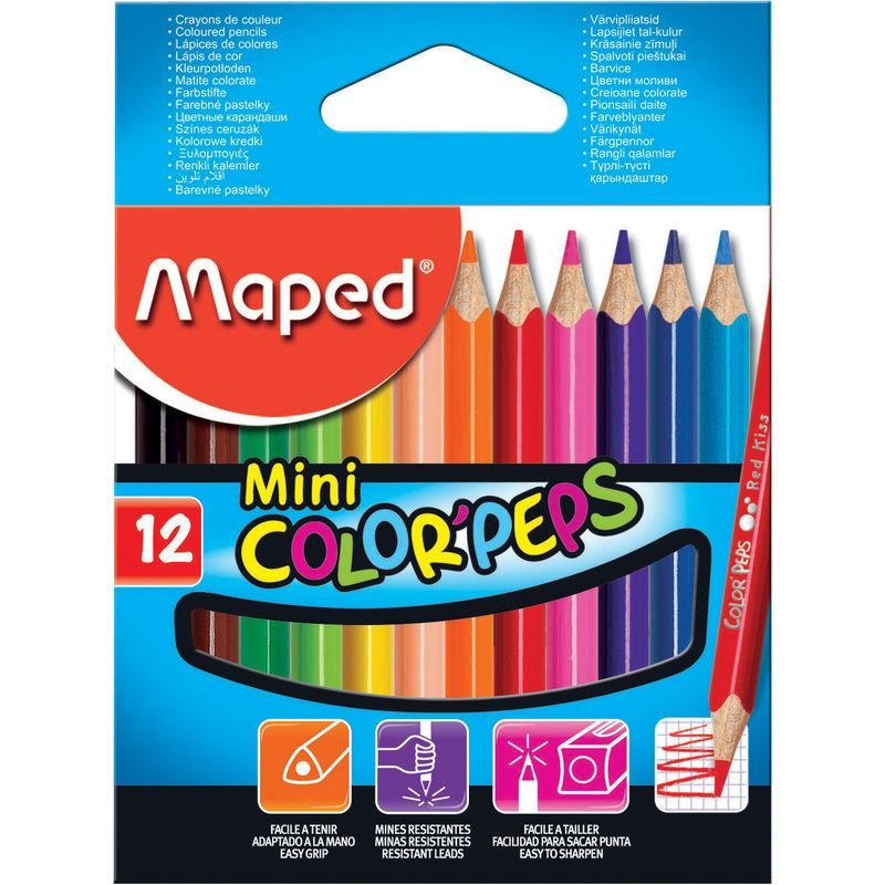 Colori: Dreikant-Buntstifte 12x, COLORPEPS Mini – Nuovo e nell'imballaggio originale da St. Gallen venduto da cointec 1