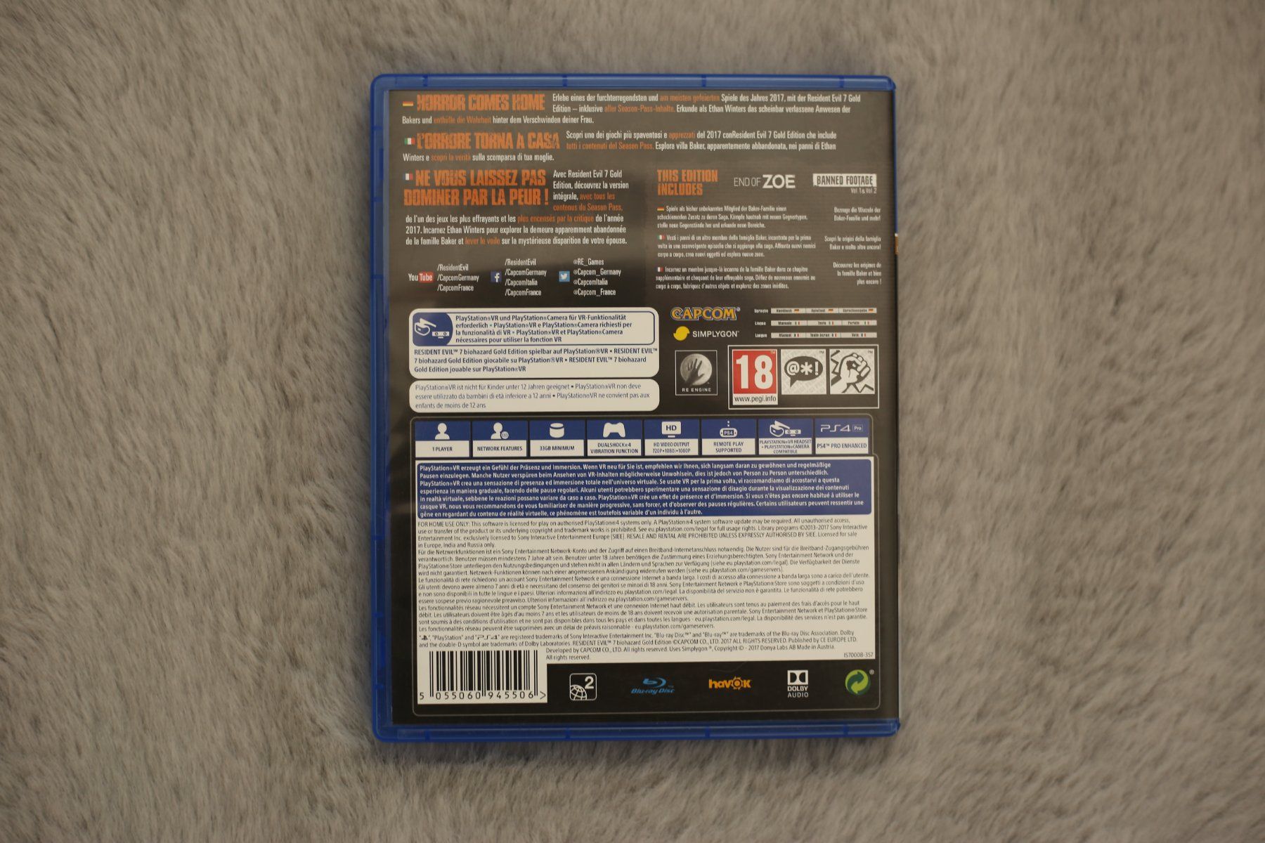 Giochi: PS4 Game: "Resident Evil 7 - Biohazard" Gold Edition – Usato da Ruswil venduto da deb_w5rv 2