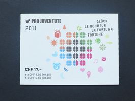 2011 Pro Juventute Markenheftchen **