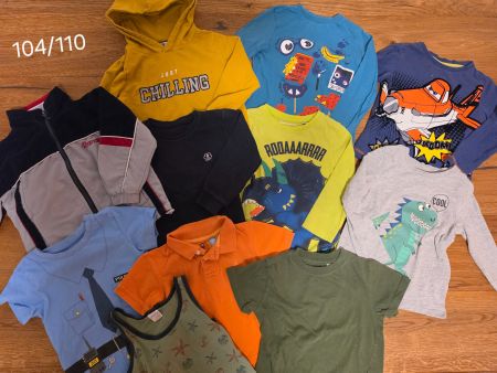 Kinder Kleiderpaket Jungen Grösse 104/110 pullover langarm