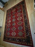 Teppich rot gemustert 200x300cm guter Zustand