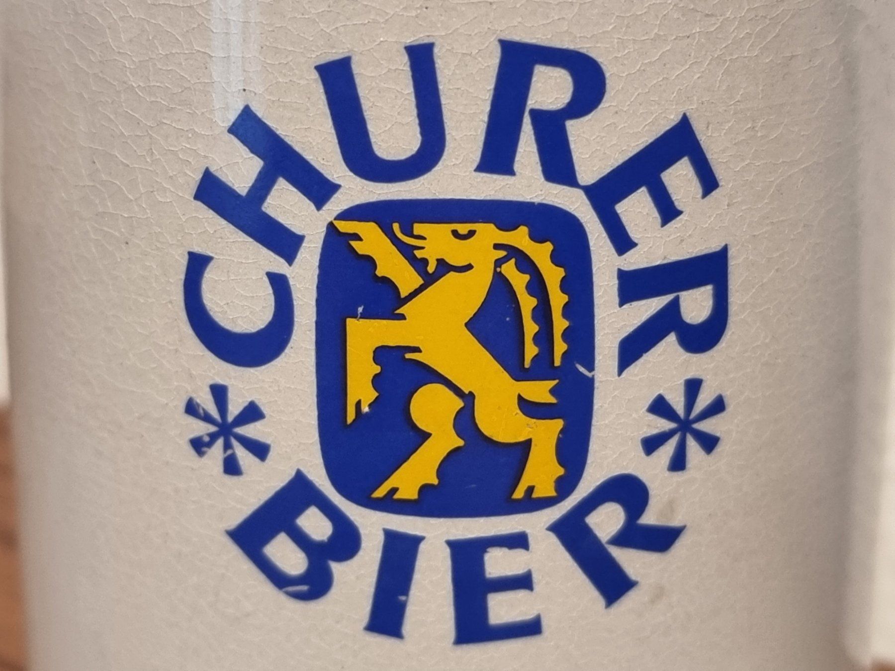 Bicchieri: Churer Bier Steingut Bierkrug / Humpen – Usato da Lommis venduto da 0815undmehr 1