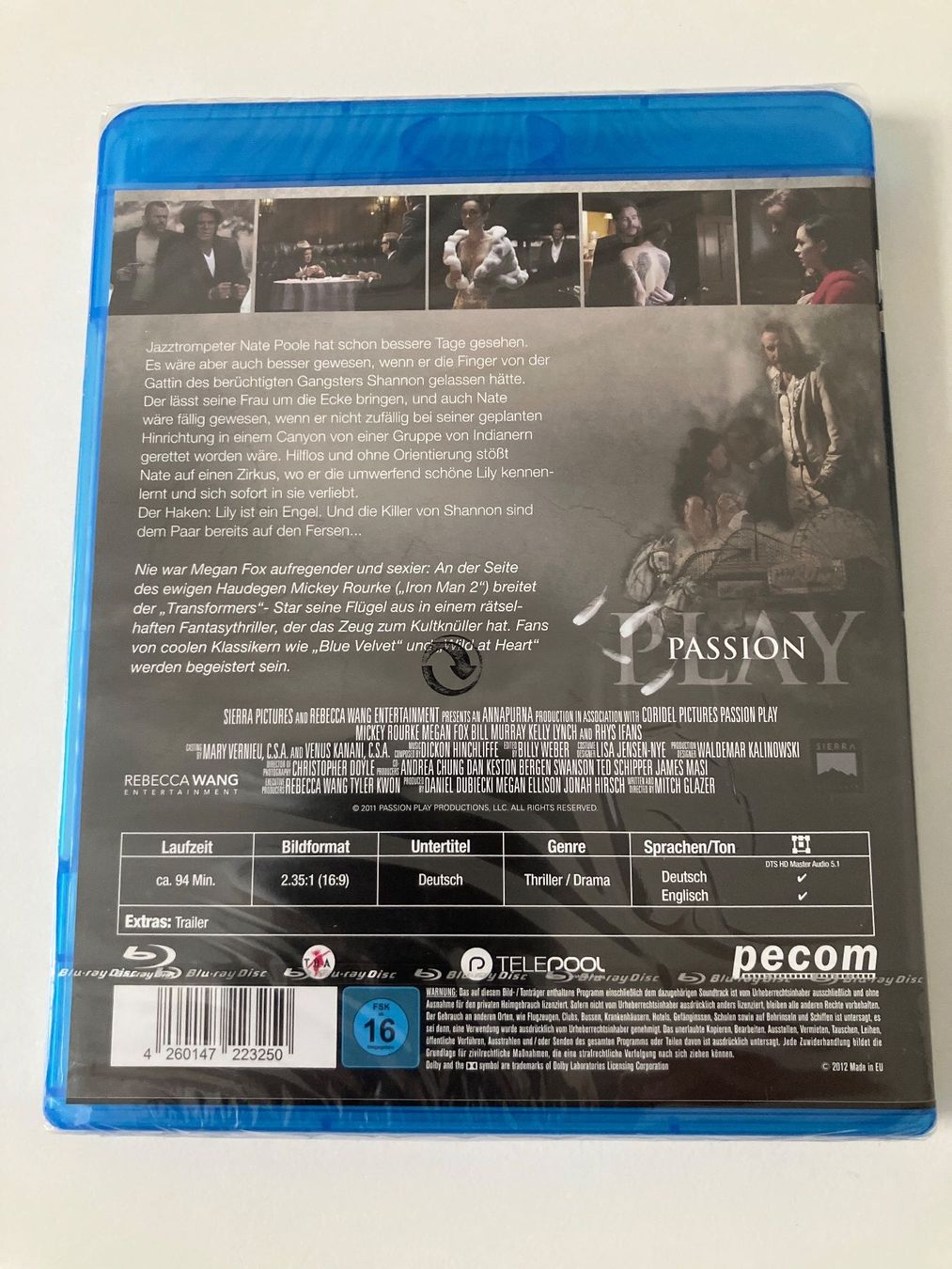 Tutti i DVDs: Passion Play (Blu-ray) Rourke, Fox, Murray,  Neuware – Usato da Arbon venduto da Sugofresser 1