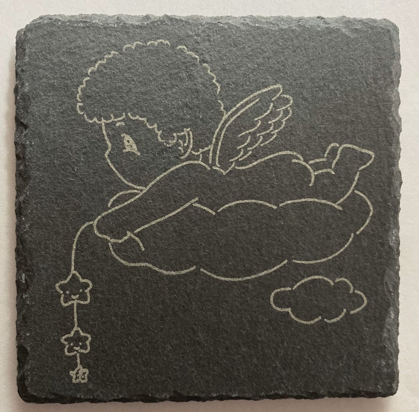 Sottobicchieri: Untersetzer-Set Engel – Nuovo e nell'imballaggio originale da Trimmis venduto da Laserart_FN