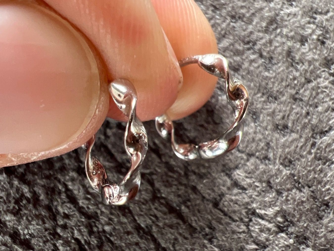 Ohrringe & -stecker: Creolen 925 Silber – Gebraucht aus Niederuzwil von  4