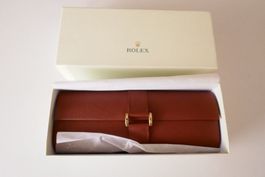 Rolex Leder Rollen Box neu 26 x 10 x 7cm