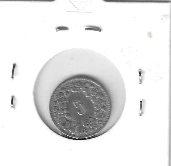 Tutti le monete: Monnaie Suisse: 0.05 Fr 1892 – Usato da Muraz (Collombey) venduto da Resine 1