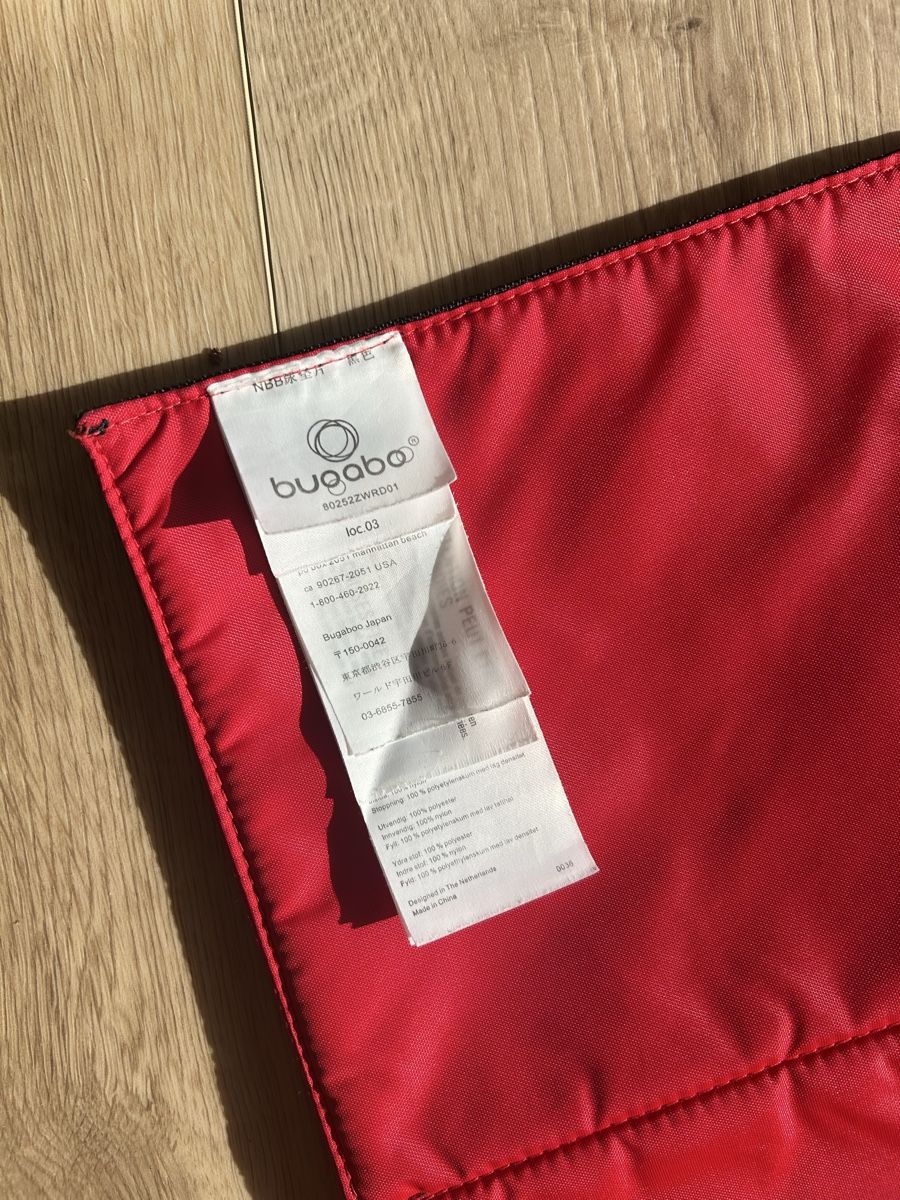 Bugaboo Wickeltisch & Zubehör: Bugaboo Wickelunterlage schwarz rot  – Neu (gemäss Beschreibung) aus Bözen von Feel_pink 2