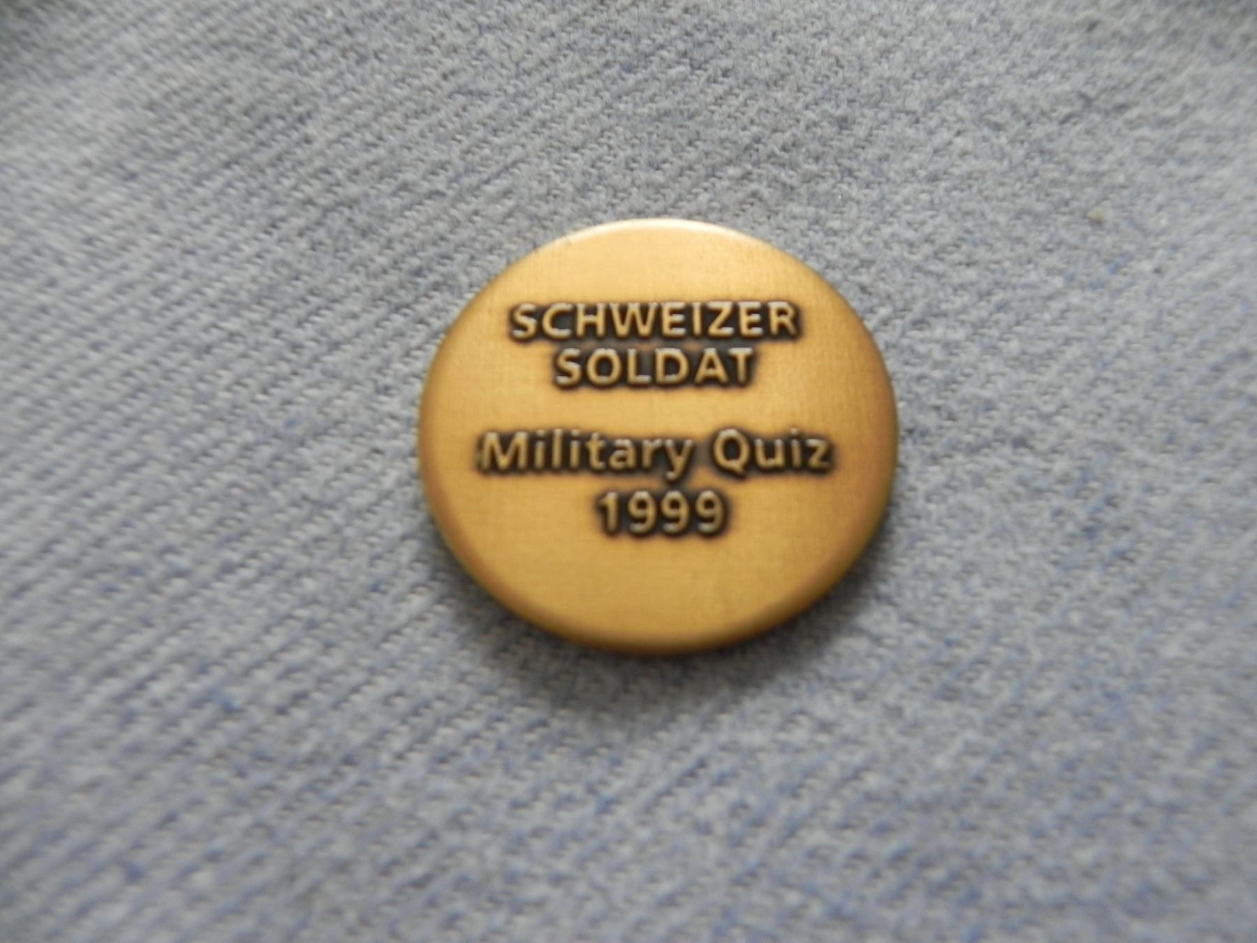 Médailles: Medaille Militär Flugzeug Schweiz Quiz – D'occasion à Siebnen par krimsie 1