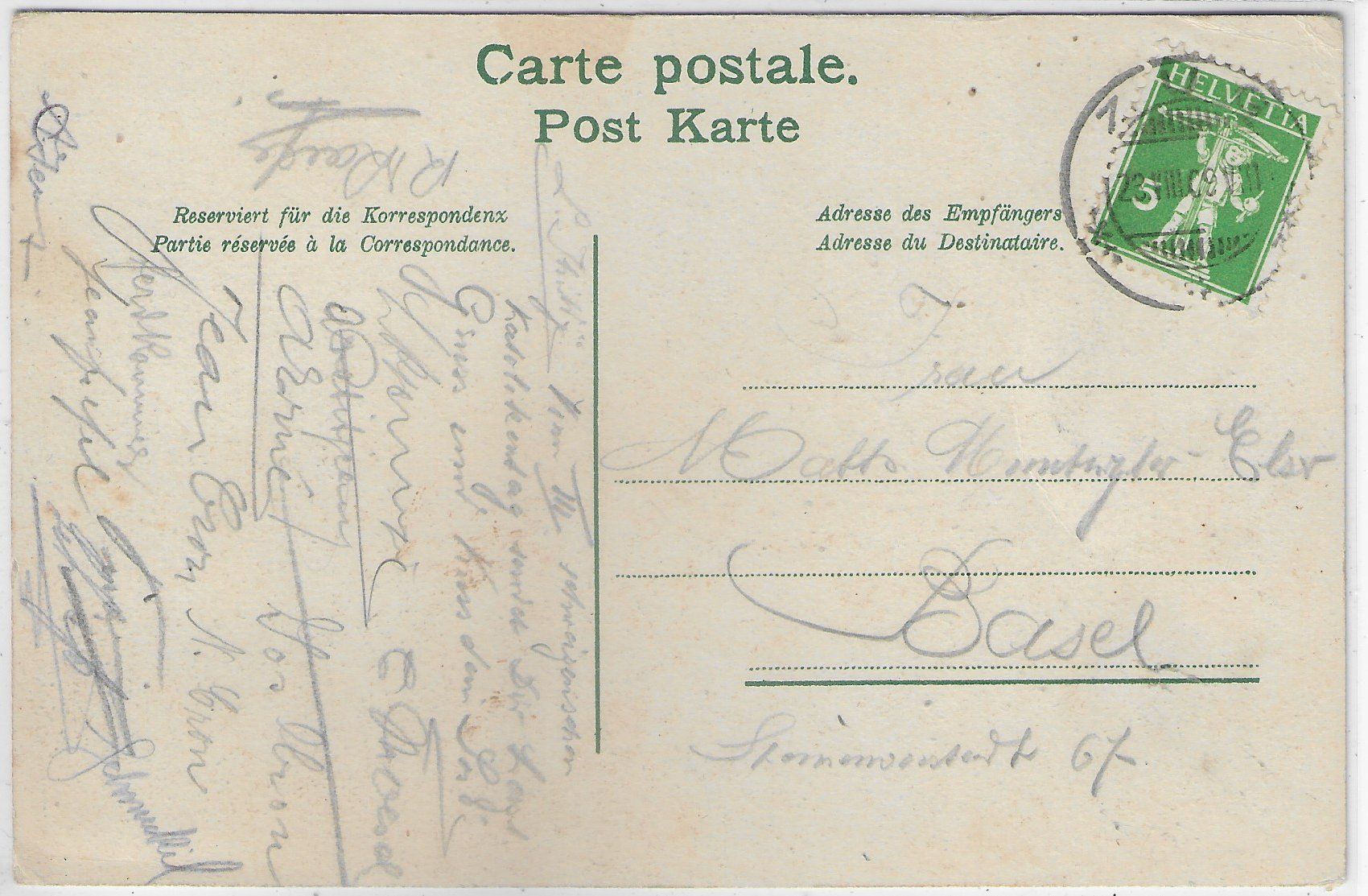 Cartoline postali: Zug - Kirche – Usato da Ettingen venduto da Kartenplanet 1