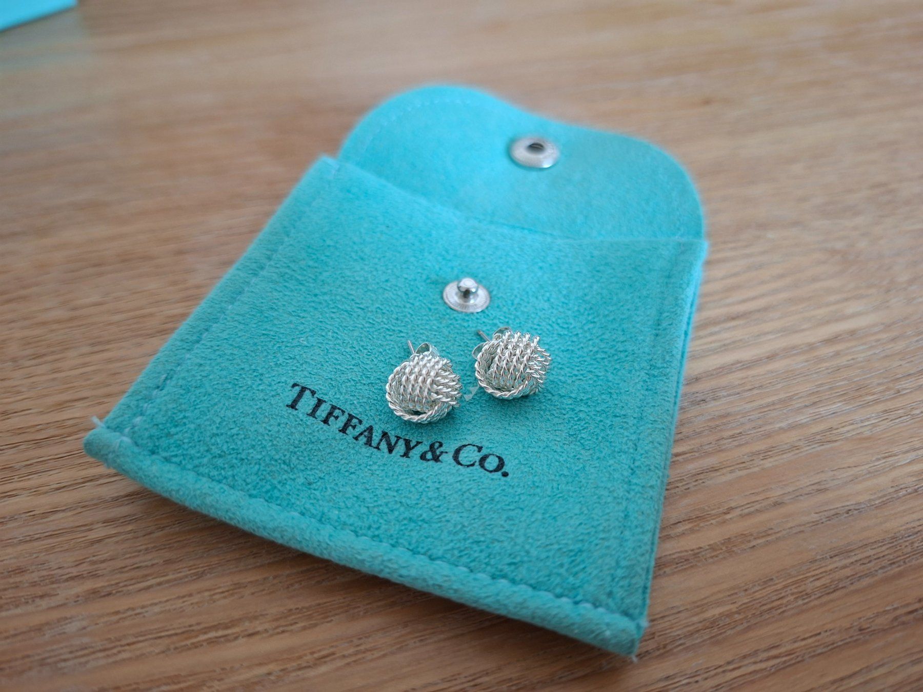 Tiffany & Co. Orecchini pendenti & Orecchini a lobo: Tiffany&Co.Twist Knot Stud Earrings/Ohrstecker/Silver 925! – Usato da Goldach venduto da mamakotzi