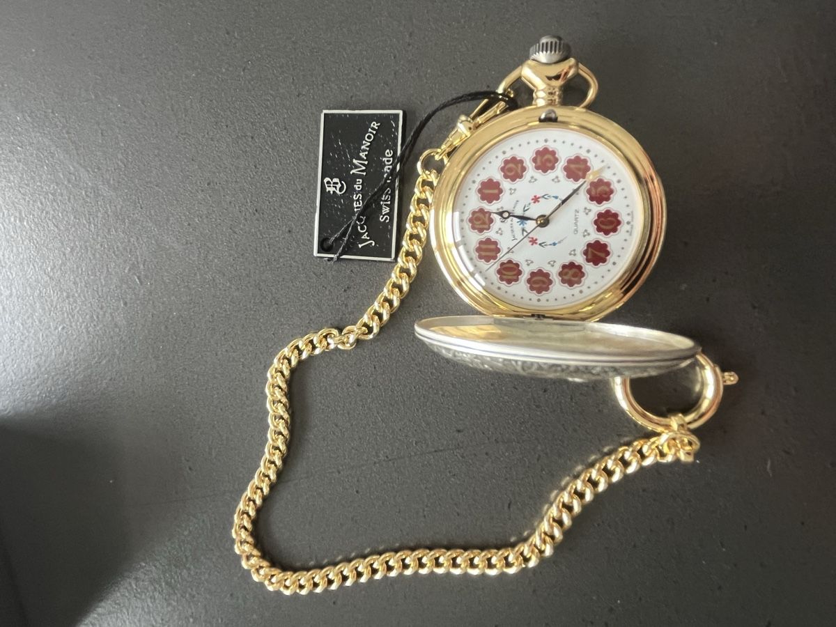 Orologi: Taschenuhr für Jäger mit Kette – Nuovo e nell'imballaggio originale da Beckenried venduto da Beggo51 1