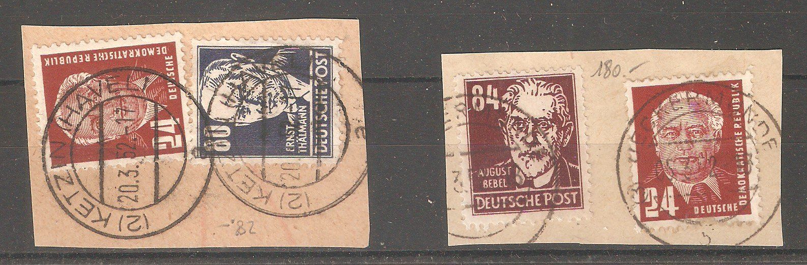 Tutti i francobolli: DDR 2 Bfst. – Usato da Lausanne venduto da Whorvath