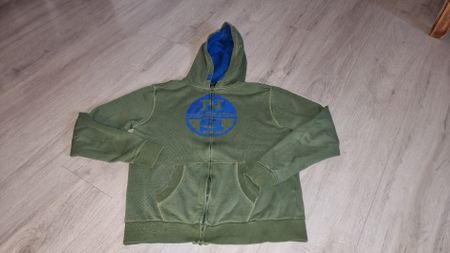 North Sails Zipper-Hoodie, Khaki Grösse 14 Jahre Top Zustand