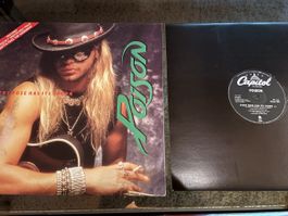 VINYL single POISON rare