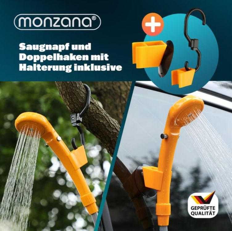 Duschen: Campingdusche mit Tauchpumpe – Dusche für Outdoor, Garten – Neu und originalverpackt aus Saxon von Millestorie 8