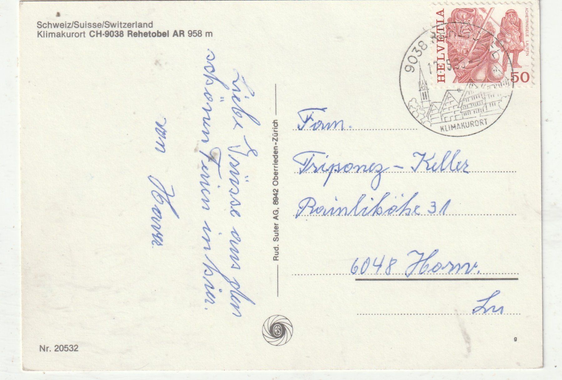 Cartoline postali: Rehatobel AR – Usato da Lumbrein venduto da made02 1
