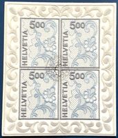 2000 Stickerei Block NABA St. Gallen / ET SBK 200.-