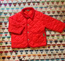 Benetton Übergangsjacke Steppjacke rot Gr 82