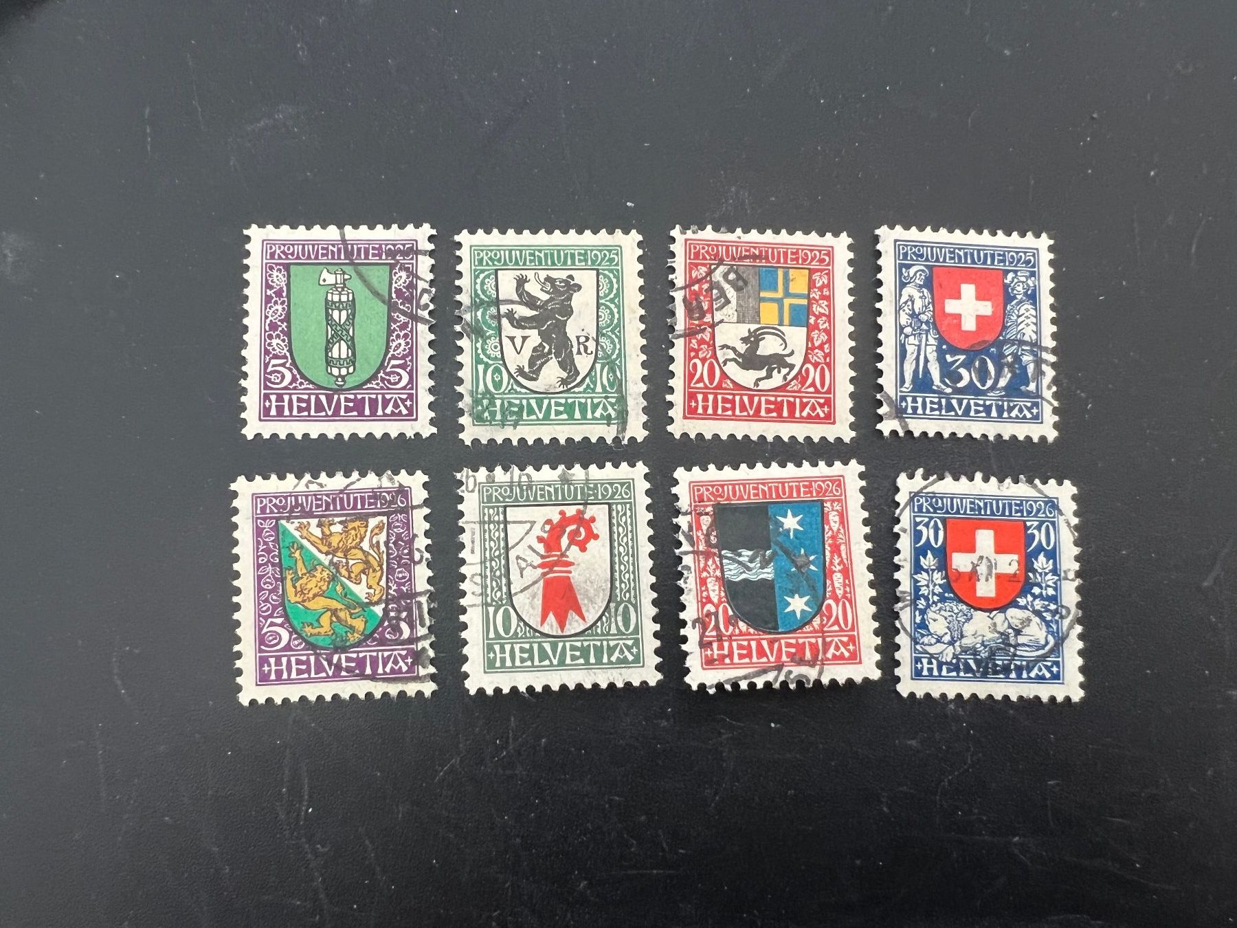 Tutti i francobolli: Pro Juventute No. 33-40  gest.  (5340) – Usato da Hinwil venduto da Sidi4