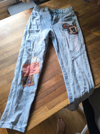 Desigual Mickey Mouse Jeans Gr. M
