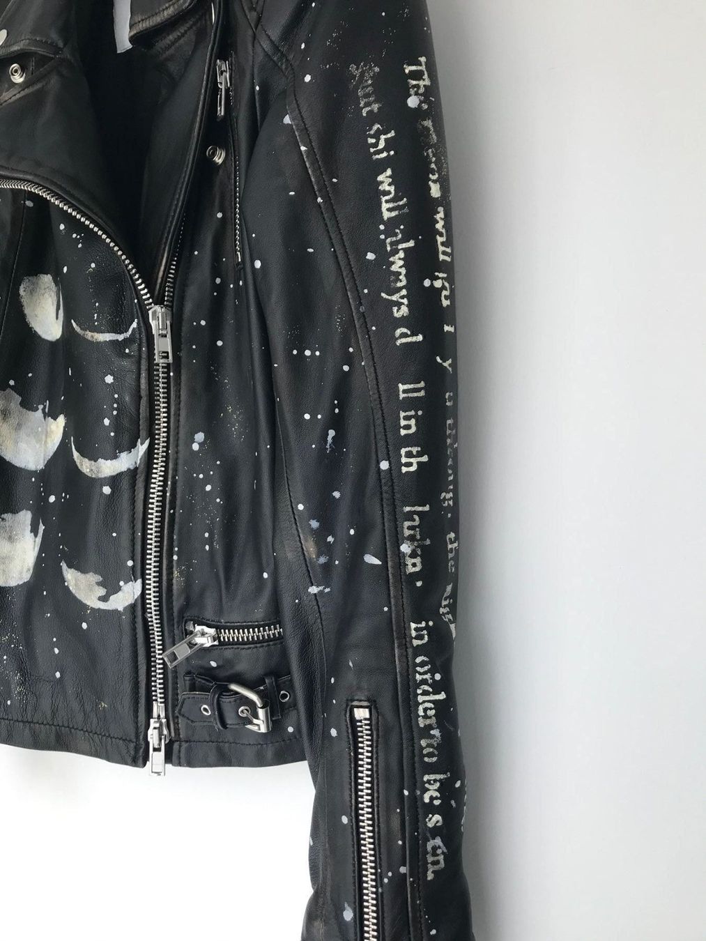 Giacche: Lederjacke schwarz, Gr. IT42, Unikat – Nuovo (secondo la descrizione) da Kilchberg venduto da boudoir076 4
