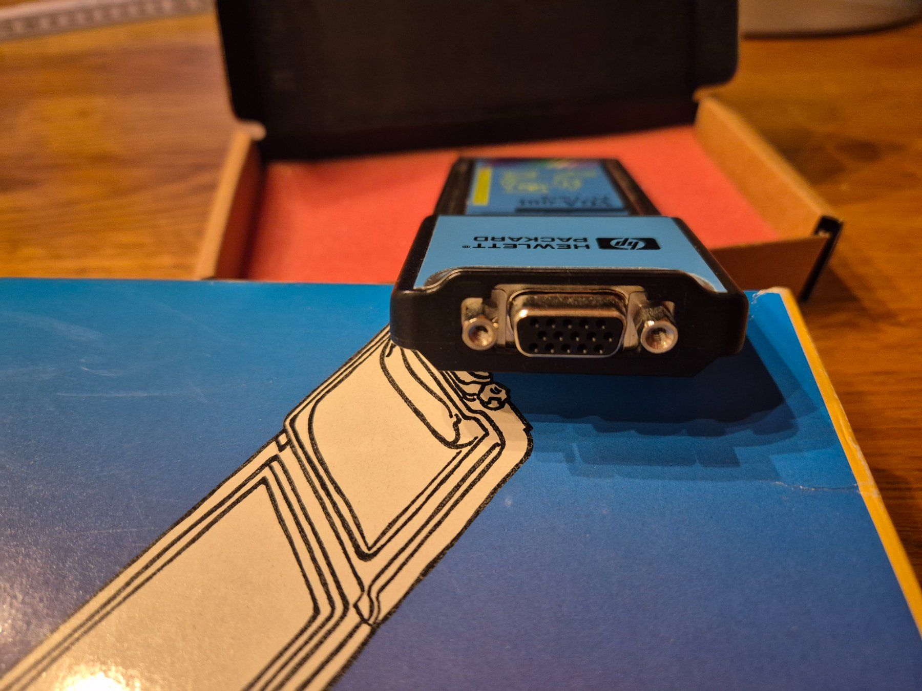 Hewlett Packard Druckerpatronen & Toner: Originale HP VGA-Out PC Card, HP 300/600 – Neu (gemäss Beschreibung) aus Winkel von Heuresis 2