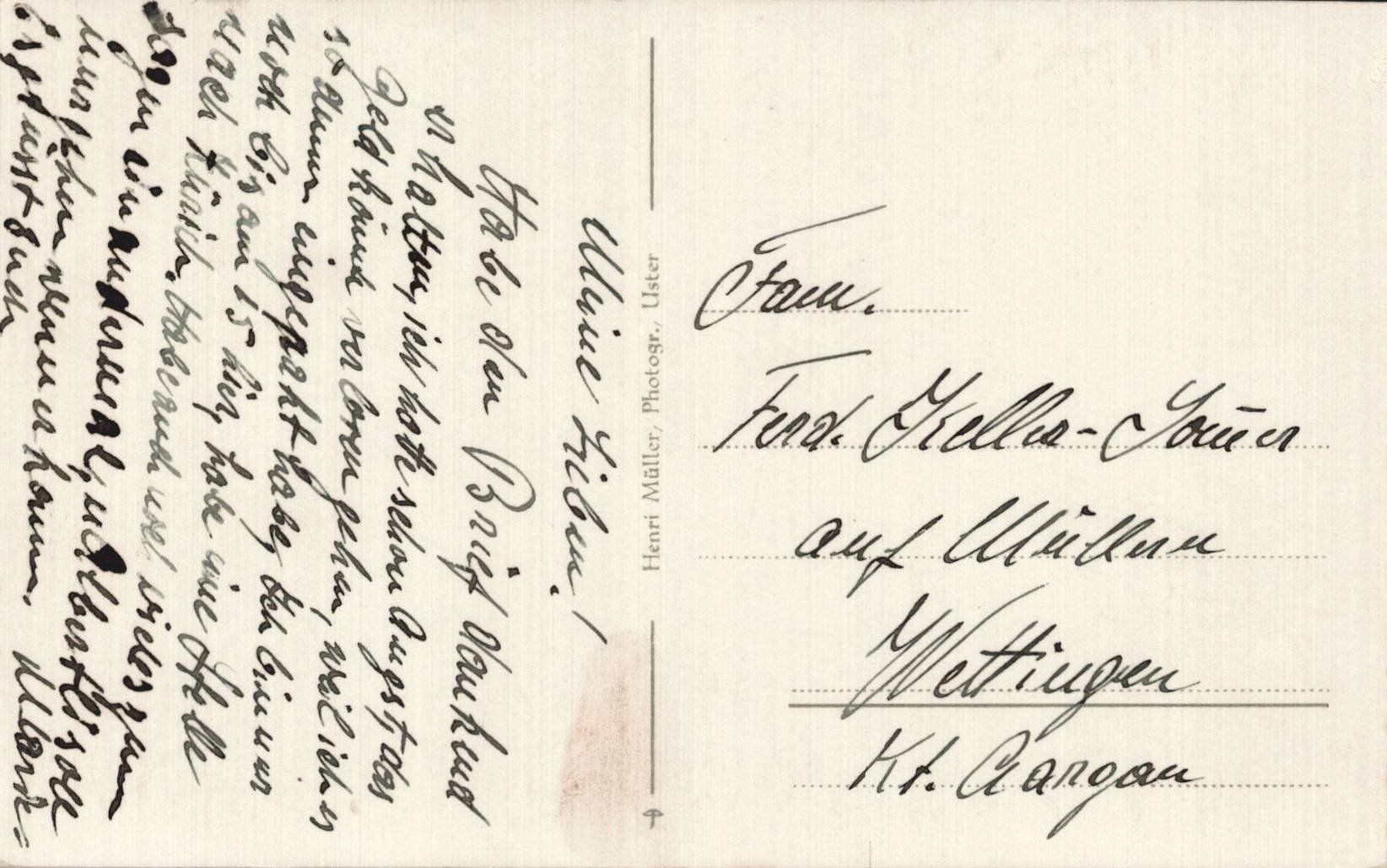 Ansichtskarten: Originale Vintage Postkarte Greifensee, Schiff – Gebraucht aus Luzern von Kartenansicht 1