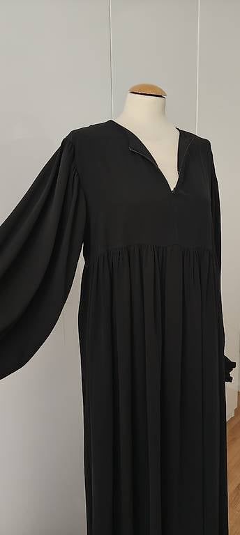 Vestiti: Kleid/Abaya mit Reissverschluss schwarz – Usato da Basel venduto da ukhtyy 3