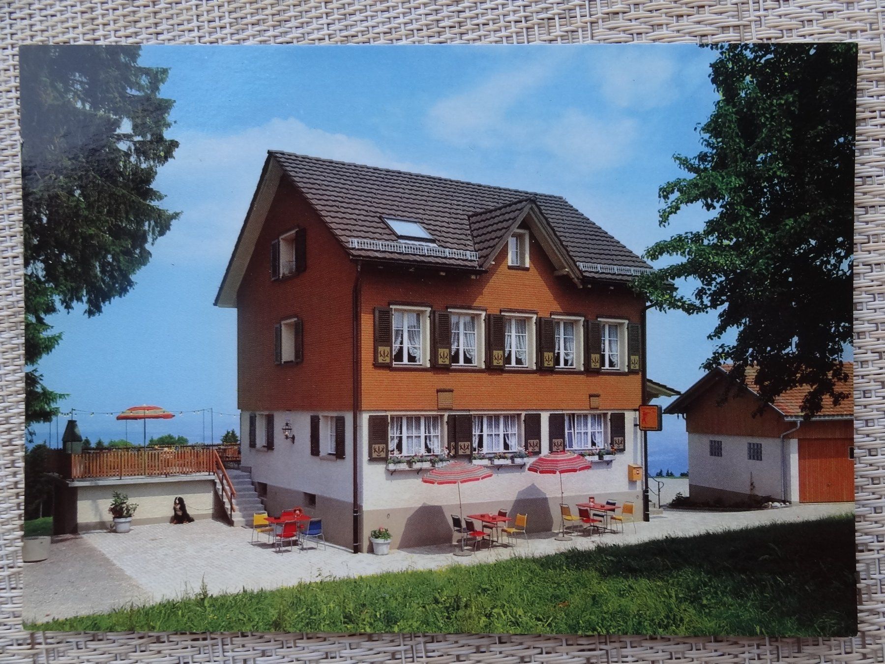 Cartoline postali: Waldkirch - Restaurant Hohentannen - SG – Usato da St Léonard venduto da Riglin