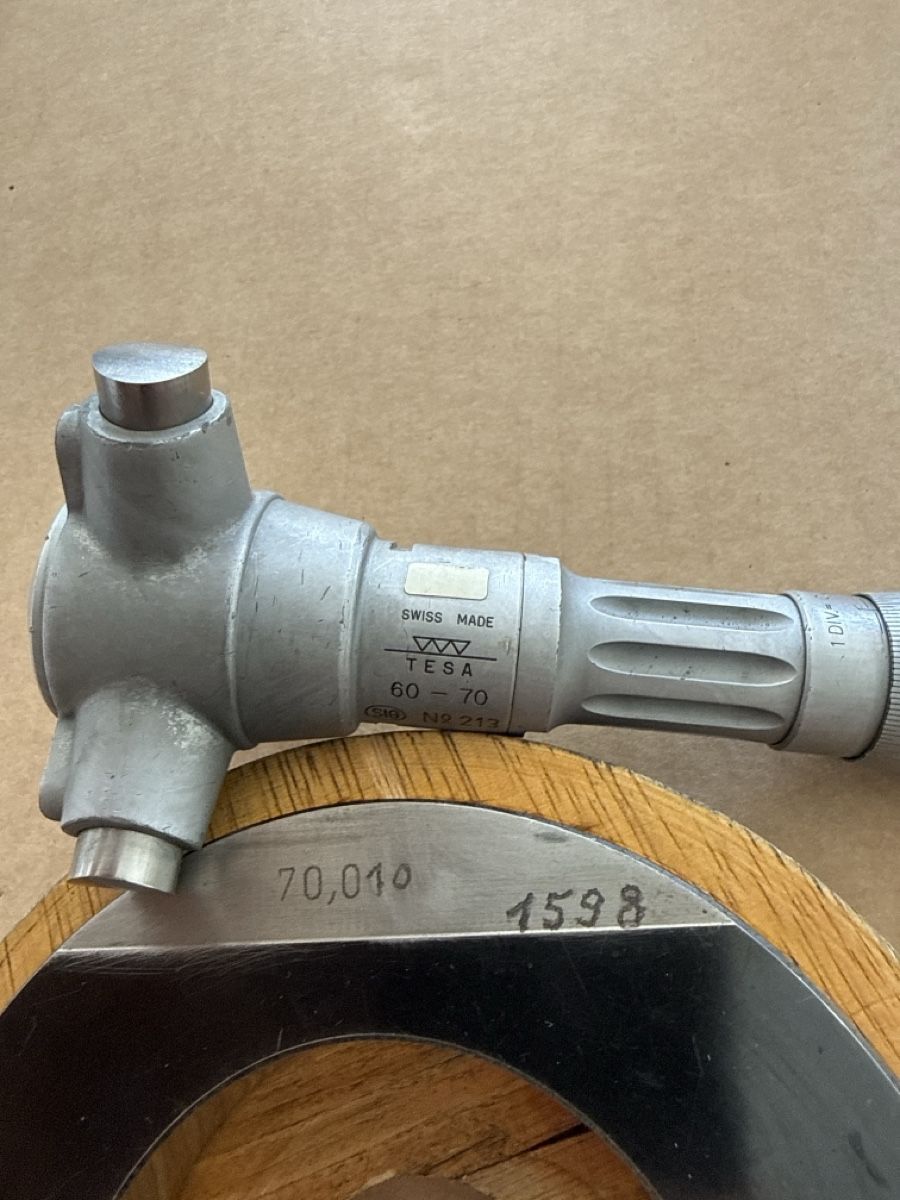 Tesa Messen: Innenmessschraube 60-70mm mit Einstellring  – Gebraucht aus Neuhausen von reifen-profis 1