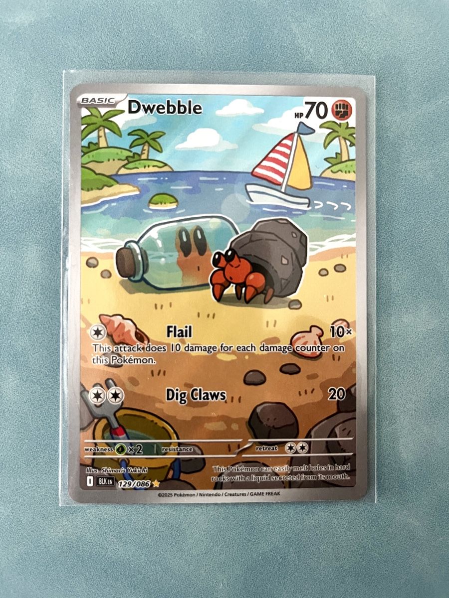 Pokémon Cartes à collectionner: Dwebble 129/086 BLK – Neuf (Voir description) à Cham par stellarsky