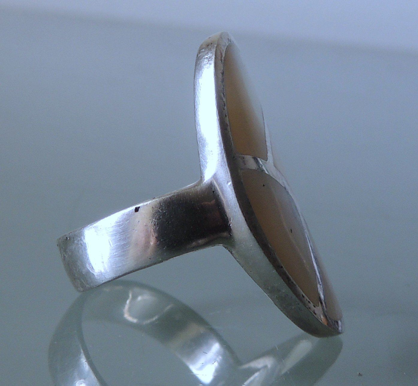 Anelli: Perlmutt Silber 925 Fingerring Gr. 56 – Usato da Waldenburg venduto da schaller707 3
