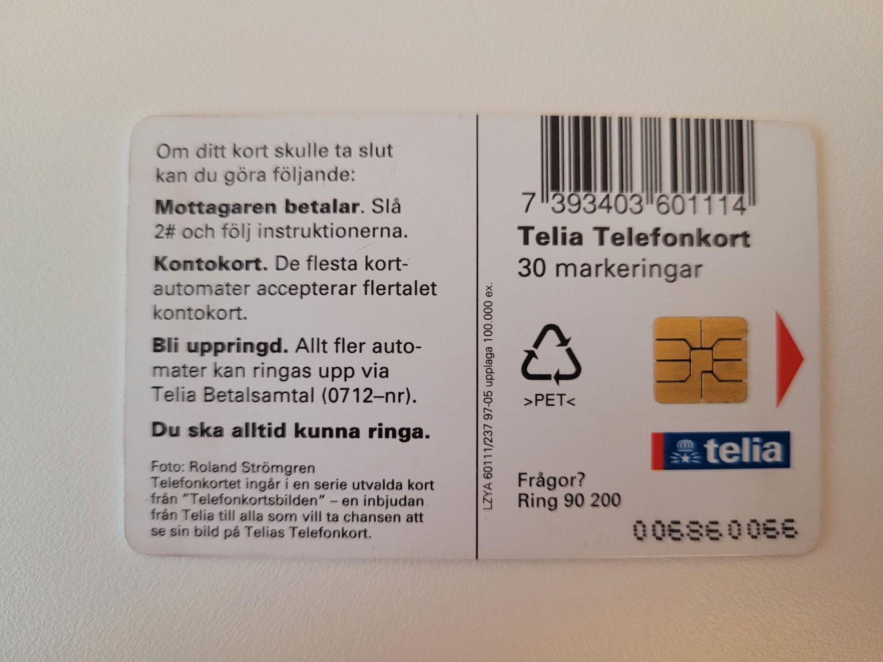 Telefon- & Taxkarten: Telefonkarte Schweden – Gebraucht aus Inwil von Flower2325 1