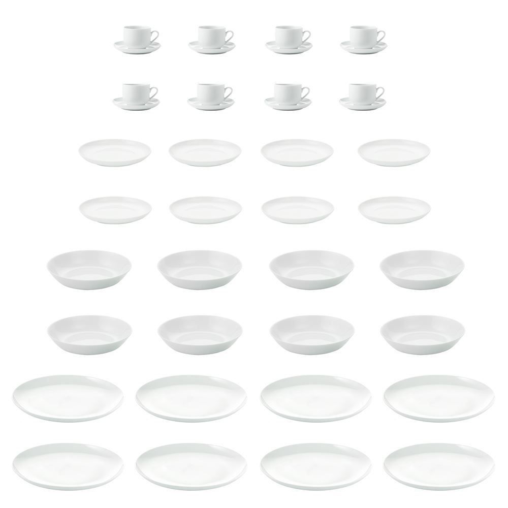 Set di piatti: Geschirrset 40 tlg "atelier super white" – Nuovo e nell'imballaggio originale da Wettingen venduto da kochshop