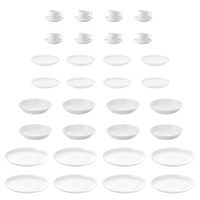 Geschirrset 40 tlg "atelier super white"