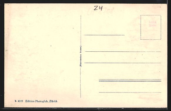 Cartoline postali: AK Männedorf, Teilansicht mit Kirche – Usato da Berlin venduto da bartko-reher 1