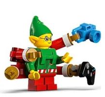 LEGO Minifigur Robot Elf aus Set 41843 (hol385)