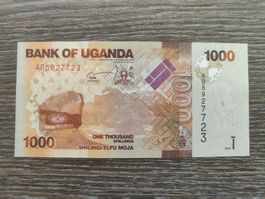 Uganda 1'000 Shillings 2010, unc. !!!!!!!