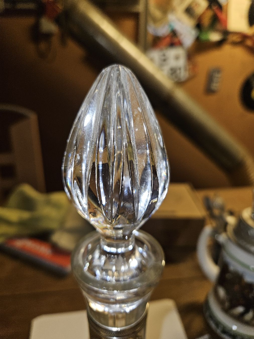 Caraffe: Bleikristall Karaffe mit Silberapplikation, (D) – Usato da Rorschach venduto da TimelessTrading 2