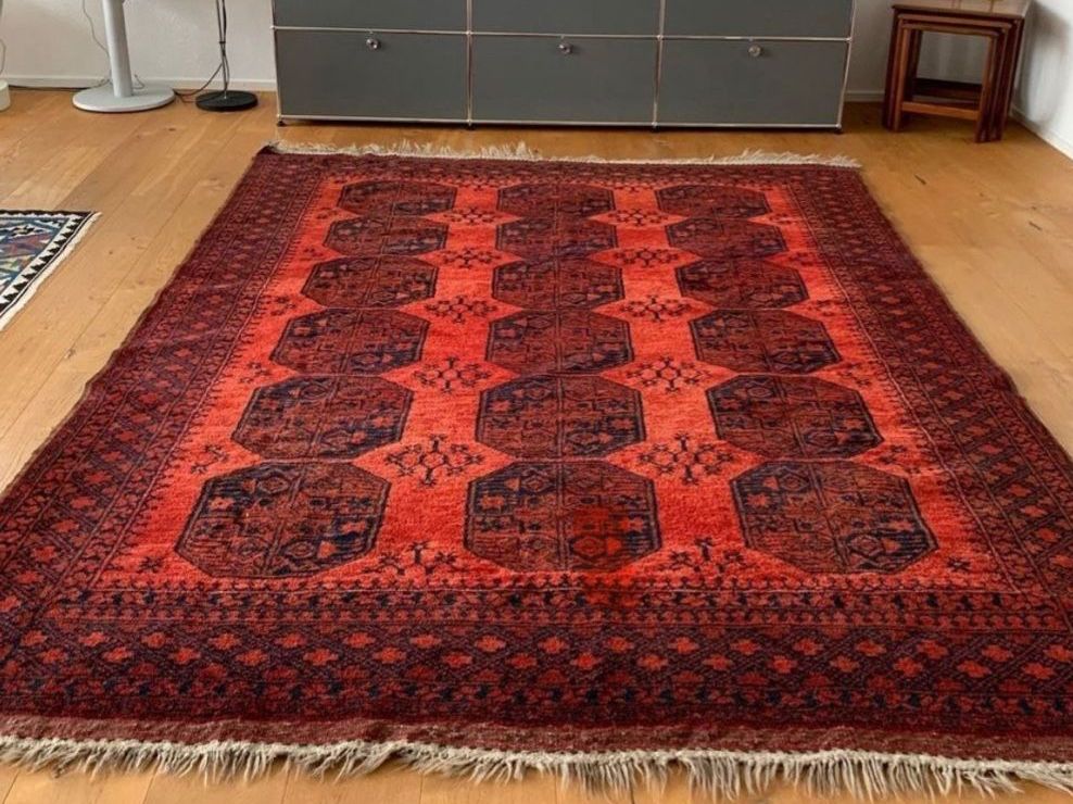Tapis: Orientteppich rot original Hassler 215x305cm günstig abzug – D'occasion à Solothurn par BF1967
