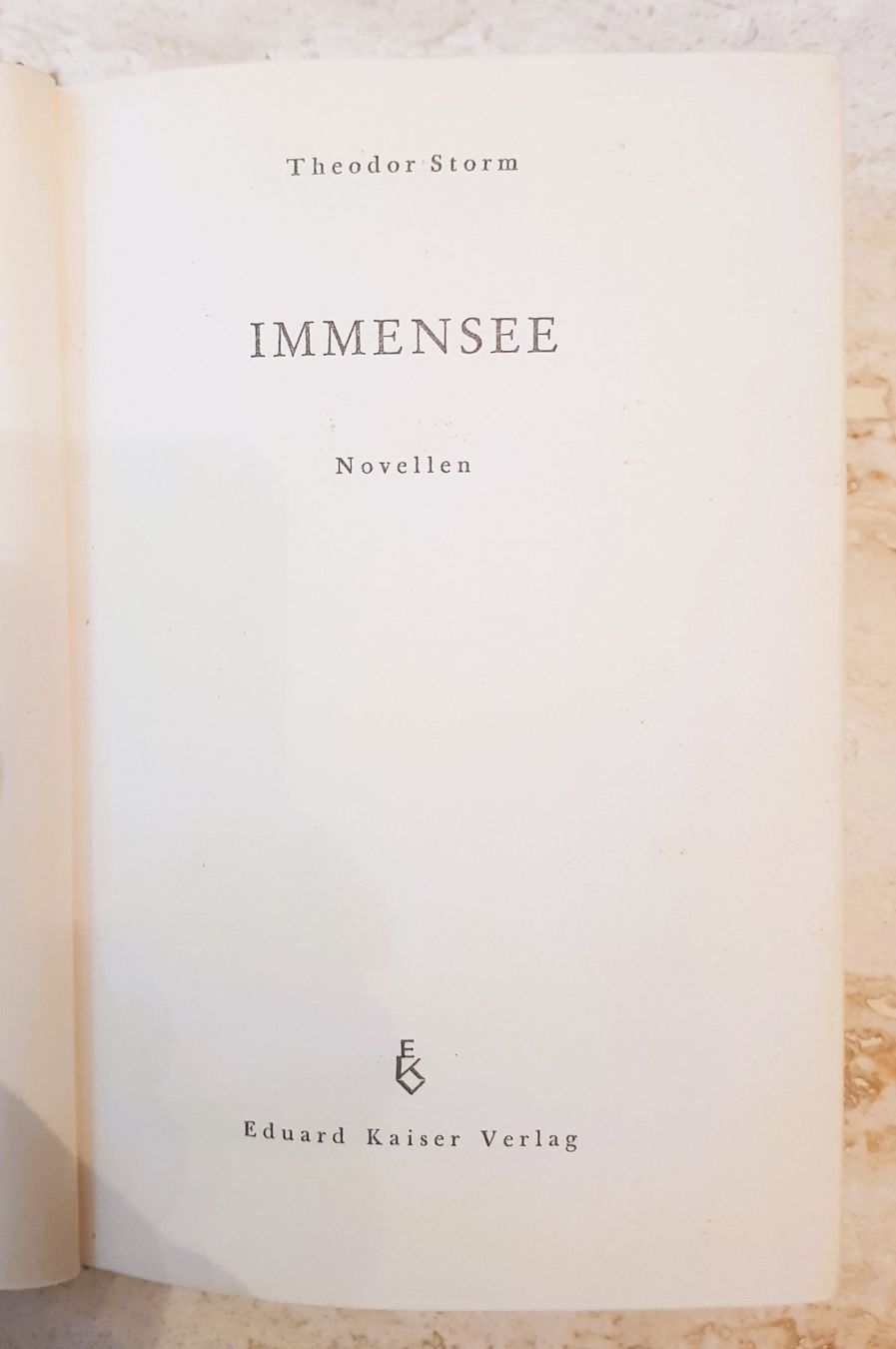 Libri: Theodor Storm "Immensee" – Nuovo (secondo la descrizione) da Winterthur venduto da Joschko 2