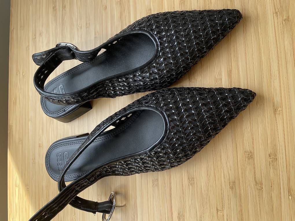 Scarpe da donna: Sandale Slingback mit Netzmuster, Gr 39 – Usato da Bern venduto da maj_8nhd