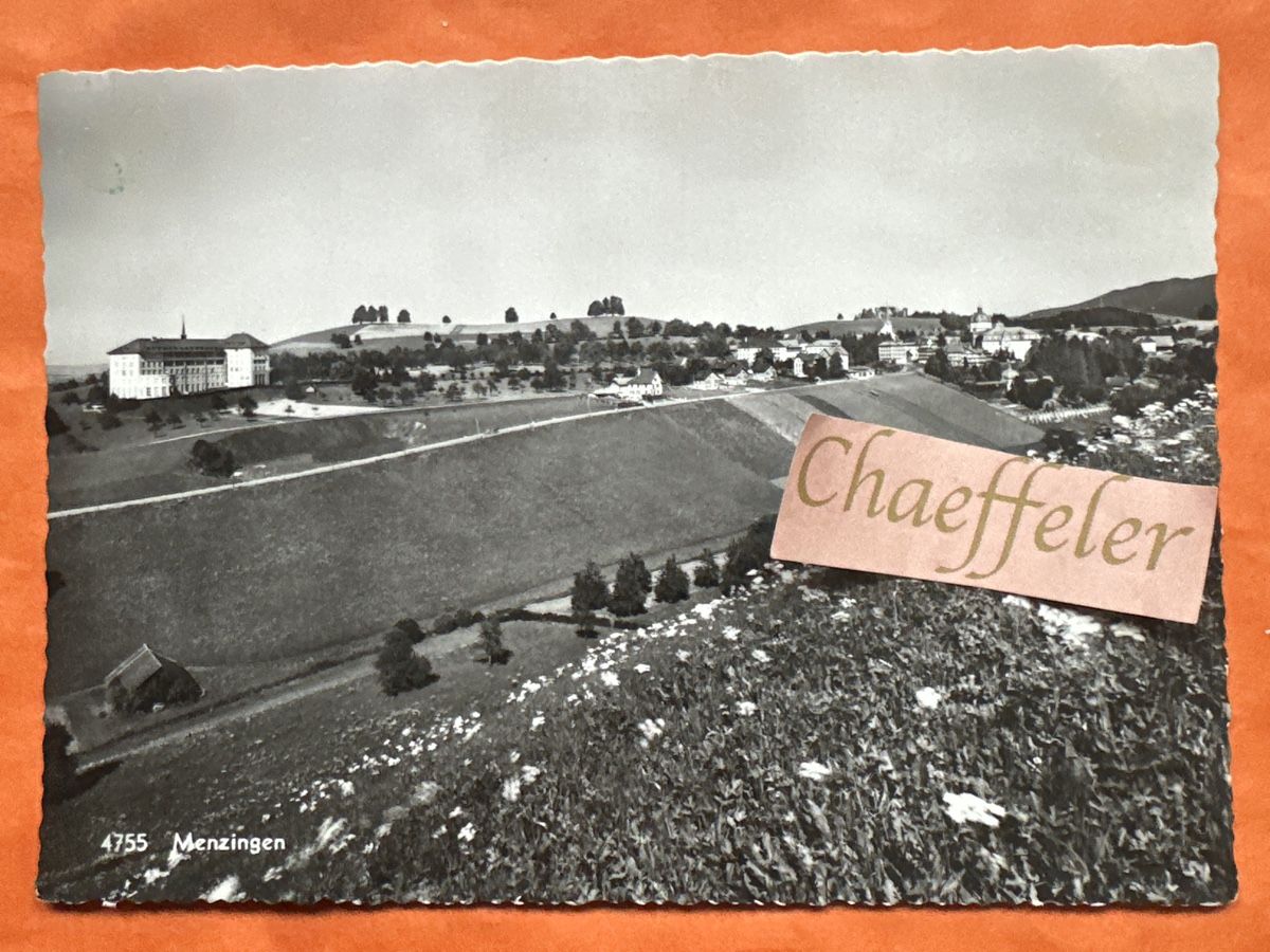 Cartes postales: 1948 Menzingen – Défectueux à Zürich par Chaeffeler