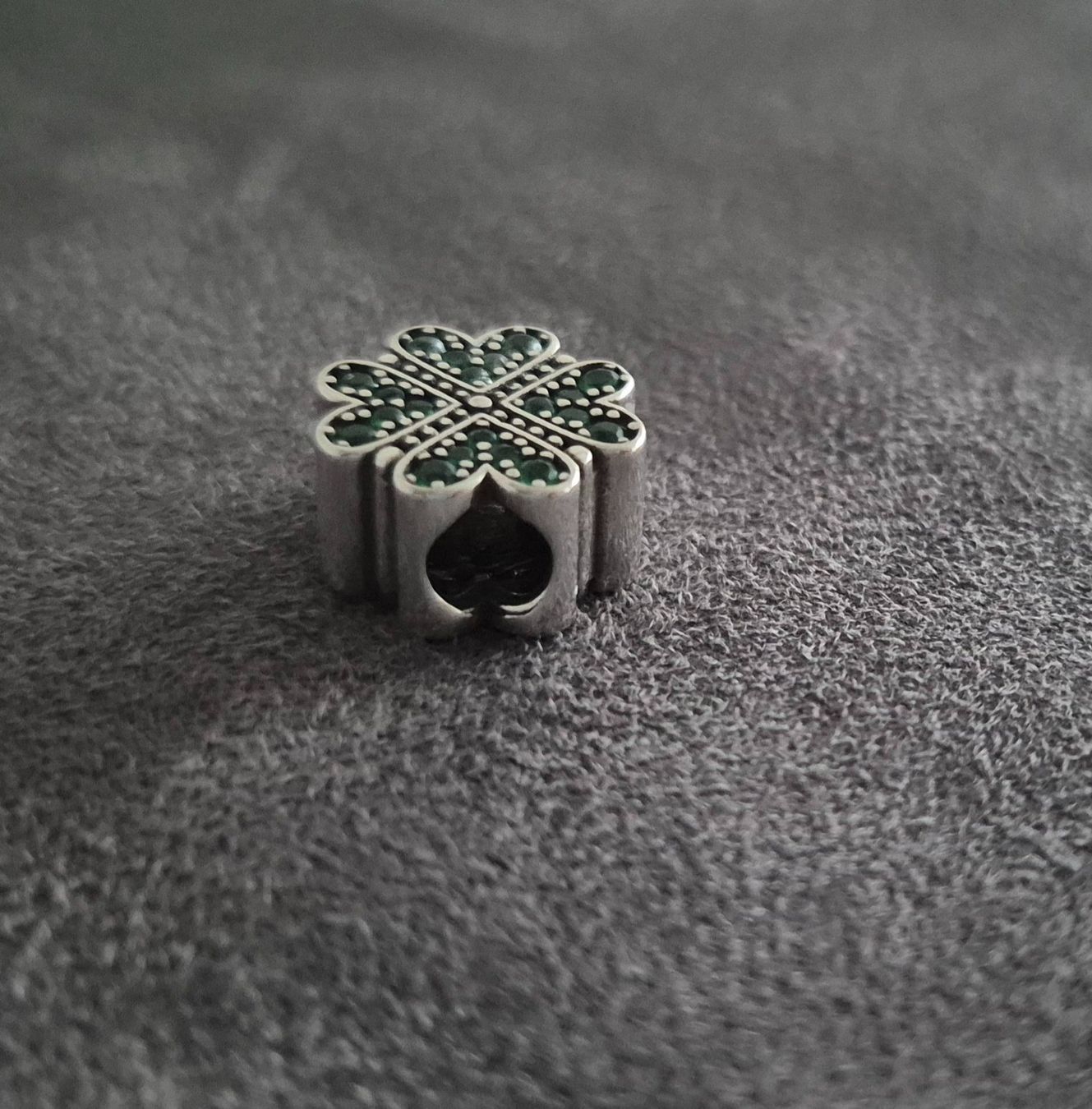 Ciondoli: Silber Charm Kleeblatt +Garantie – Nuovo (secondo la descrizione) da Rotkreuz venduto da Carbone_Bijou-Shop 1