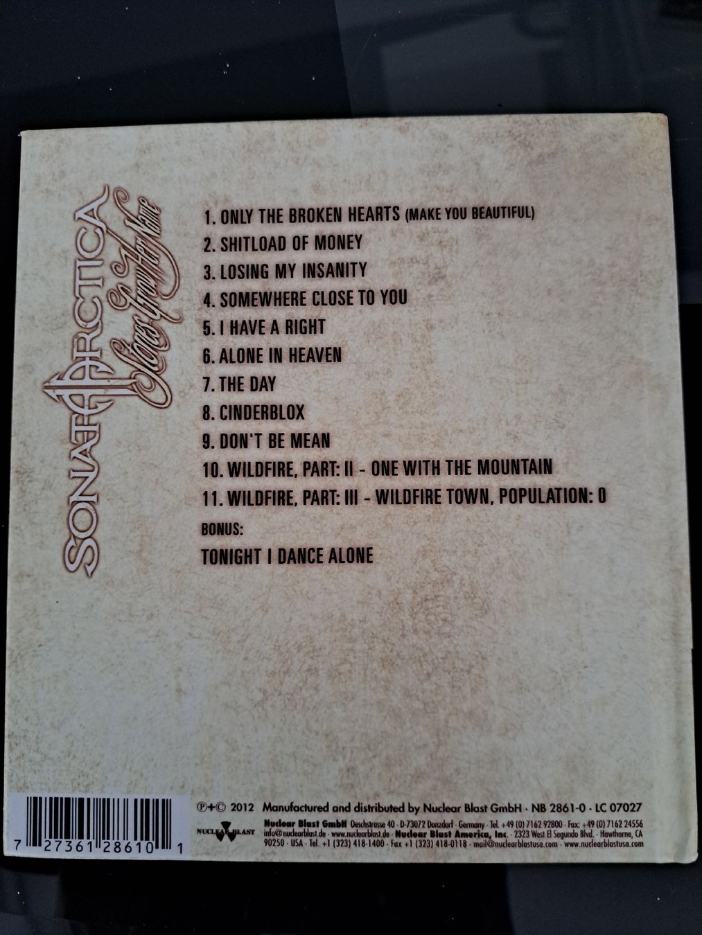 CD: Sonata Arctica - Stones Grow Her Name  – Nuovo (secondo la descrizione) da Schüpfen venduto da Sonata85 1