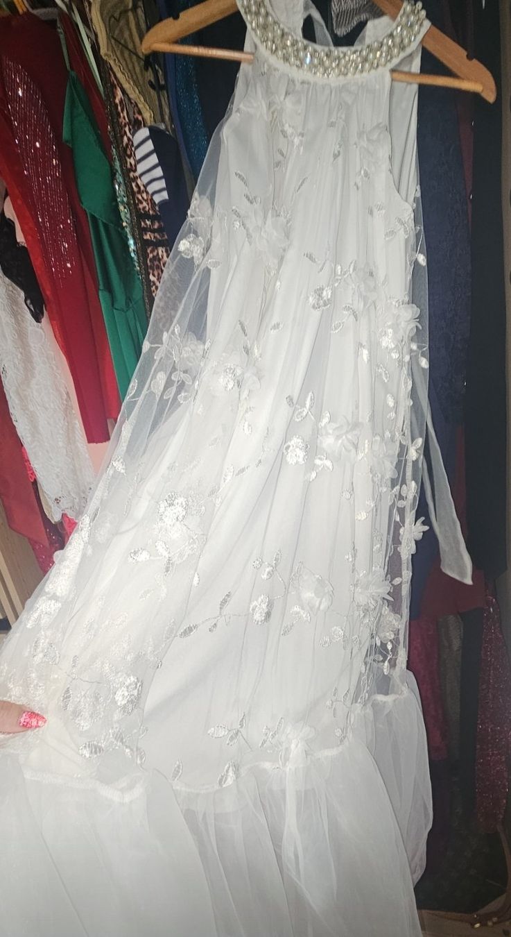 Vestiti: Sommerkleid weiss – Usato da Suhr venduto da jes_rtc9